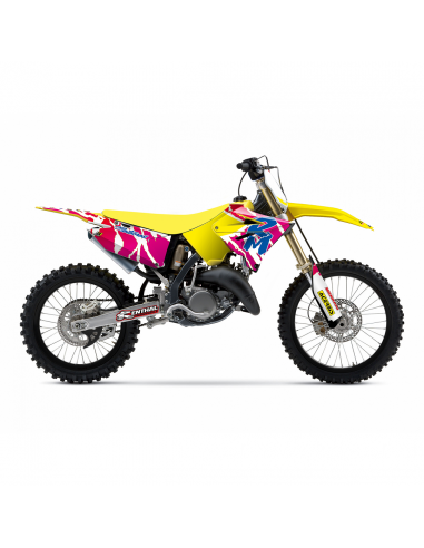 Kit déco + housse de selle pour kit restylé | Suzuki RM125 et RM250 2001-2008