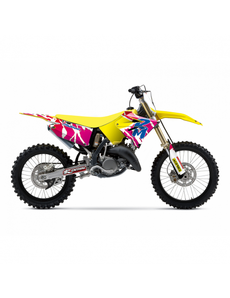 Kit déco + housse de selle pour kit restylé | Suzuki RM125 et RM250 2001-2008