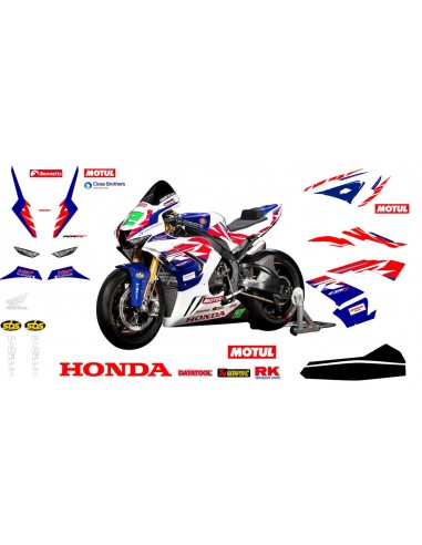 Kit déco racing réplica | Honda CBR1000RR-R 2020-2023 HRC UK 2022