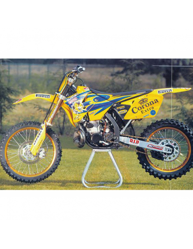 Kit déco + housse de selle + plastiques réplica Pichon Suzuki RM 125-250 2001-2008