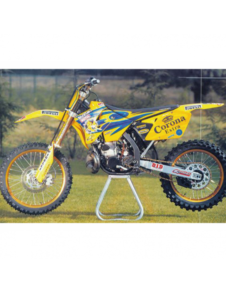 Kit déco + housse de selle + plastiques réplica Pichon Suzuki RM 125-250 2001-2008