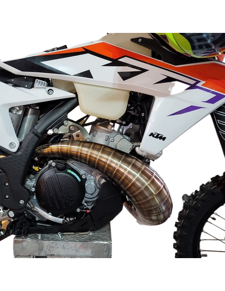 Pot usine inox roulé/soudé | KTM SX250 et SX300 TPI 2023-2024
