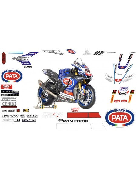 Kit déco racing réplica | Yamaha SBK 2023 team Pata