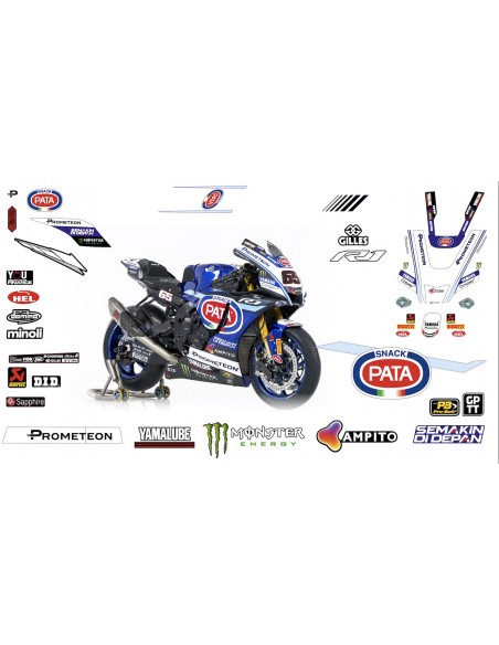 Kit déco racing réplica | Yamaha SBK 2024 team Pata