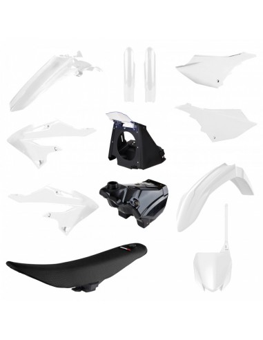 Kit plastiques Polisport restylé type YZ 2022-2024| Yamaha YZ125 et YZ250 2002-2021