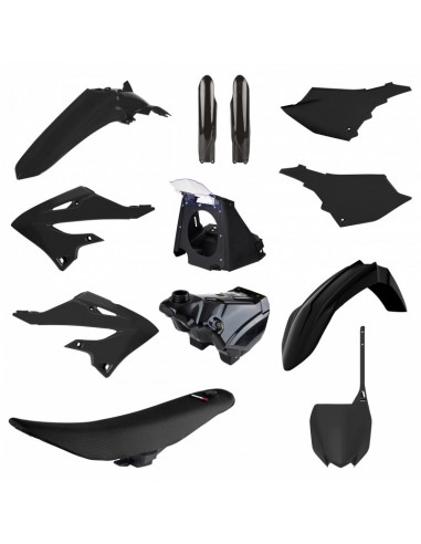 Kit plastiques Polisport restylé type YZ 2022-2024| Yamaha YZ125 et YZ250 2002-2021
